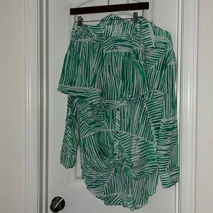 Calia two piece swim collection cover-up. Size s and xs